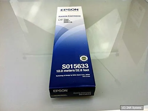 Epson Nastro colorato Epson S015633 Nylon nera per Epson LQ-300 II/350/580/870