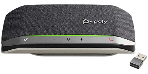 Poly - Vivavoce portatile "Sync 20+" con porta USB-A, con chiavetta Bluetooth BT600