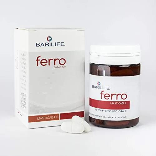 Barilife Ferro | Integratore a base di Ferro microincapsulato, acido Folico, Vitamina C e Rame assicura la maggior efficacia e la massima tollerabilità nei casi di carenza di ferro