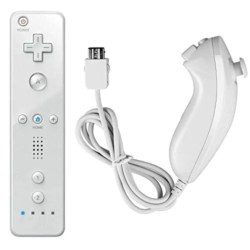 Kylewo Telecomando per Nintendo Wii, Telecomando Wireless Motion Plus Integrato e Controller Nun-Chuck per Nintendo Wii