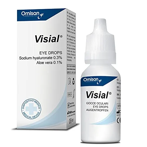 Visial Collirio con Acido Ialuronico, Bianco, 10 ml