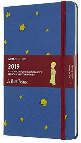 Moleskine 2019 Agenda Settimanale Le Petit Prince 12 Mesi, con Spazio per Note, in Edizione Limitata, Large, Blu di Anversa