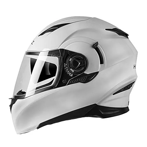 SJAPEX Casco Moto Integrali para Adulti, Caschi Integrali da Corsa Anteriore Risponditore Automatico Anti-Nebbia Doppio Specchio, Full-Face Helmet, 54-59cm, ECE Certificazione
