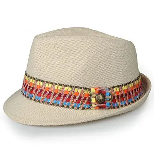 TOUTACOO, Cappello Copacabana, Panama - Unisex - Chic e Trendy ! (1-Multicolore)