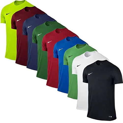Nike Park VI, T-shirt, Uomo, Verde (Hyper Verde/Black), M