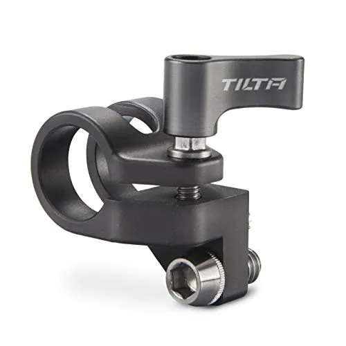 (Tilta Gray) TILTA TA-SRH-15 15mm Single Rod Holder for BMPCC 4K Cage Blackmagic Pocket Cinema Camera 4K Rig