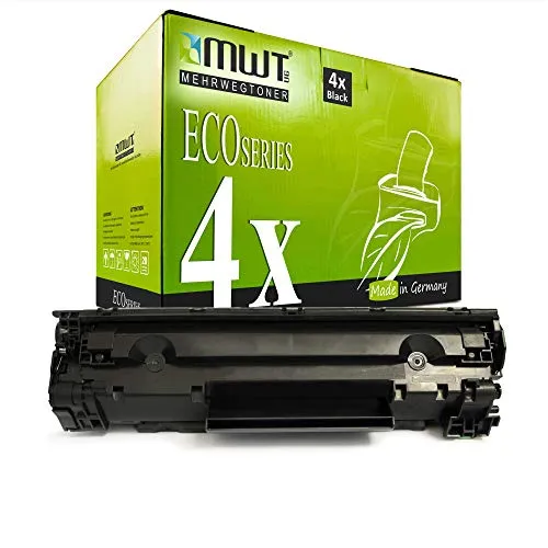 4x MWT Cartuccia Toner per Canon I-Sensys Fax L 150 170 410 sostituisce 3500B002 728 3500B002AA Nero