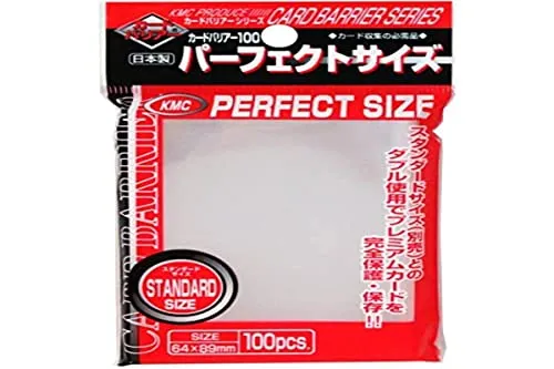 KMC - KMC 100 pochettes Card Barrier Perfect Size Soft Sleeves