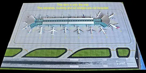 Gemini Jets GJAPS008 Tappetino per aeroporto per terminal dell'aeroporto di Delux doppia scala rotonda 1/400