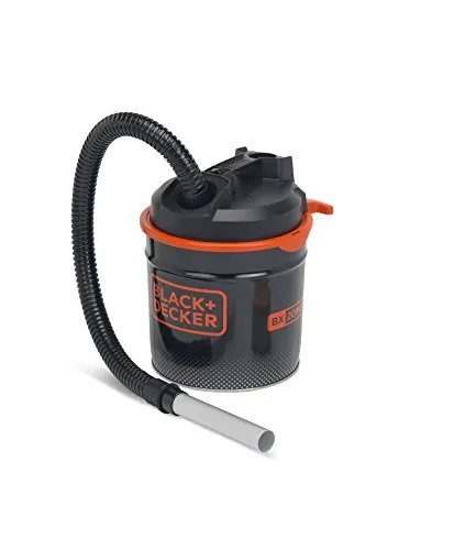 Black+Decker BXVC20MDE Aspiracenere (900 W, 18 l) con Funzione Soffiante