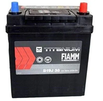 BATTERIA AUTO FIAMM B19J35 35AH 300A POLO POSITIVO A DESTRA