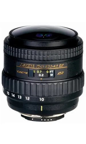 Tokina AT-X 107 AF DX NH Fisheye SLR Obiettivi con zoom standard Nero