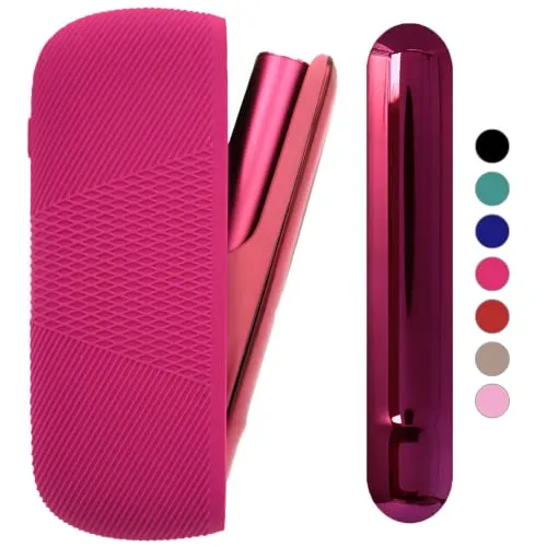 UPSHELL - Cover Compatibile con IQOS ILUMA in Silicone, Custodia Porta Sigaretta Elettronica in Alta Qualità, Accessori Utili per Sigarette Elettroniche (Fucsia)