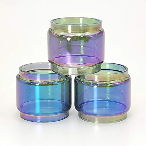 Ruiyitech, Tubo di vetro per sigaretta elettronica Berserker Manta TFV8, TFV12, colore: arcobaleno, confezione da 3 TFV12 Prince
