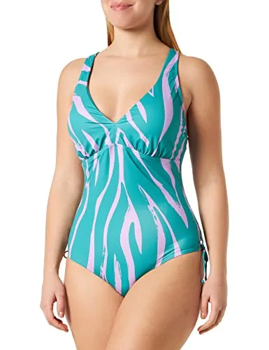 Triumph Summer Mix & Match Op Pt, Costume intero Donna, Green - Light Combination, 52D