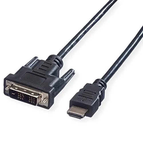 Value Cavo con connettore Maschio DVI (18+1) - Maschio HDMI Nero 3m