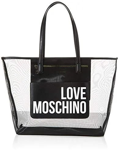 Love Moschino Jc4245pp0a, Borsa Tote Donna, Nero (Black Fabric), 48x32x12 cm (W x H x L)