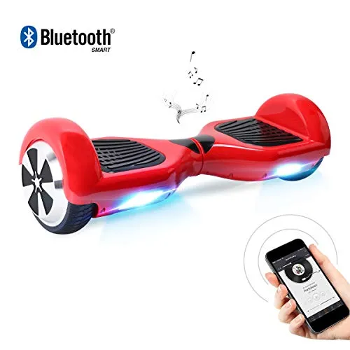 BEBK Hoverboard 6.5" Smart Self Balance Scooter Autobilanciato Skateboard con 2 * 250W Motore, LED, Monopattino Elettrico
