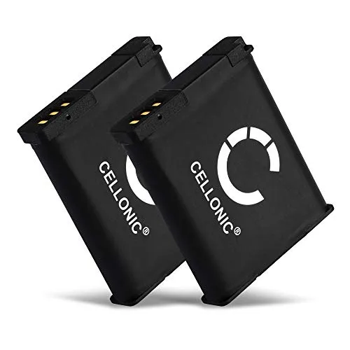 CELLONIC 2X Batteria di Ricambio PABCM13-1,DMW-BCM13 Compatibile con Panasonic Lumix DMC-TZ71 TZ70 DMC-TZ61 TZ60 DMC-TZ58 TZ56 TZ55 DMC-TZ41 TZ40 DMC-TZ37 DC-FT7 Accu 1050mAh Sostituzione Battery