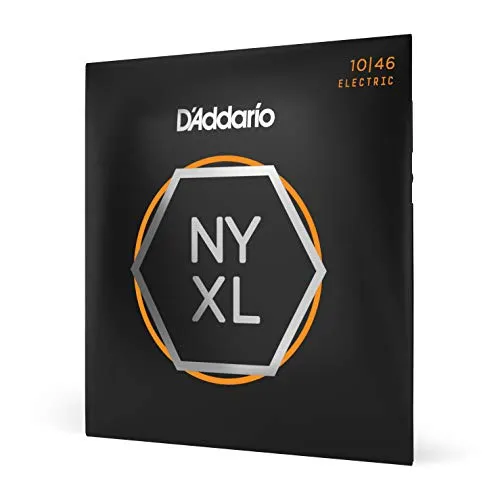 D'Addario Corde Chitarra Elettrica - NYXL NYXL1046 - Luce normale, 10-46, 1-Pacchetto