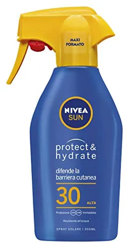 NIVEA Sun Protect & Hydrate Spray Solare Idratante FP30, Protezione Alta - 300 ml