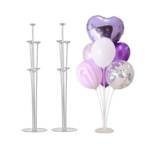 Coriver Balloon Tree, Altezza Tavolo Stand per Mongolfiera con Supporto in plastica, Matrimonio, Compleanno