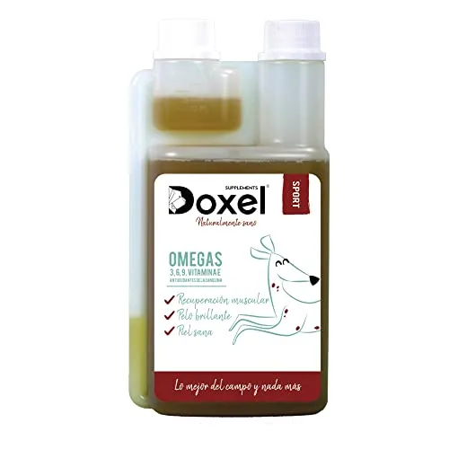 Doxel Giunti 250ml Flex And Joints | Olio per Cani | Integratori Alimentari Naturali | Antiossidanti | Recupero Muscolare | Sistema Immunitario Rinforzato