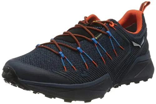 SALEWA Ms Dropline Gore-tex, Scarpe da Trail Running Uomo, Dark Denim/Black, 44 EU