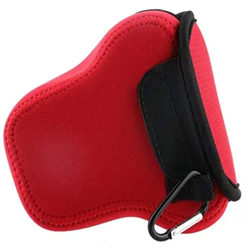 DIODIOR Custodia Morbida per Fotocamera Interna in Neoprene per Fujifilm Fuji XT1 XT10 XT20  XT30 Custodia Custodia per Fotocamera/Borse per Video, Rosso