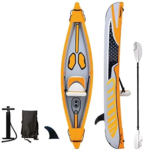 Canoa Kayak Gonfiabile Pesca in Mare, Gonfiabile DDLS (Color : 1 Person)