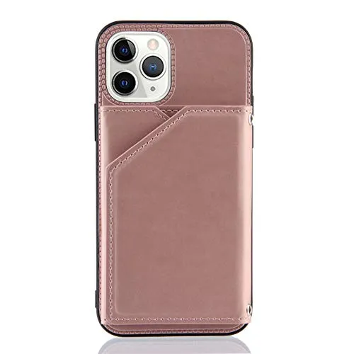 Custodia a portafoglio per iPhone 11 Pro (5,8 pollici) (oro rosa)