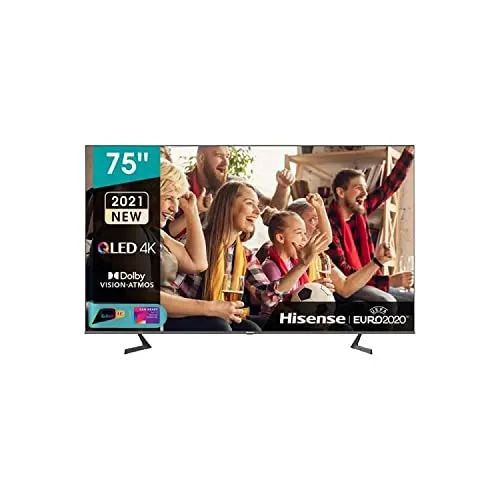 Hisense 75A72GQ Smart Tv 75 Pollici 4K QLED DVB-T2