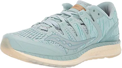 Saucony Women Liberty ISO Stability Running Shoe Running Shoes Light Blue - Cream 4,5