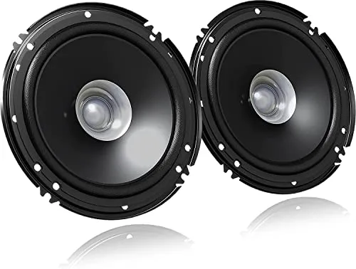 JVC CS-J610X Altoparlanti Auto Dual Cone Speakers 16,5 cm, 300 Watt di Potenza di Picco/ 30 Watt RMS, Pressione Sonora: 92dB/W.m, Woofer Magnete in ferrite (woofer), Surround Ibrido, Nero