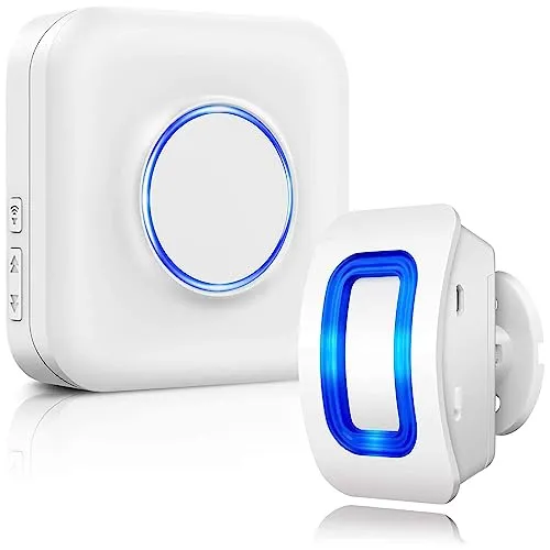 PIR rilevatore di movimento allarme sistema di sicurezza domestica wireless 110 dB antifurto sensore di movimento a infrarossi per interni portata 150 m campanello wireless per casa, garage, negozio