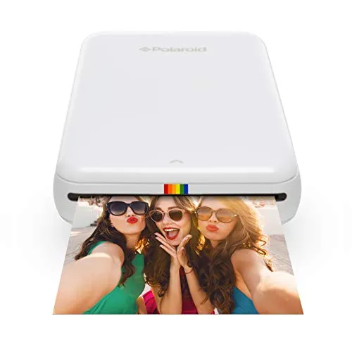 Polaroid ZIP - Stampante Portatile, Bluetooth, w/ZINK Tecnologia Zero Ink Printing, 5 x 7.6 cm, compatibile iOS e dispositivi Android, bianco