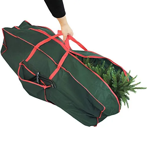 Urbn Living Borsa portaoggetti per albero di Natale, Verde, Large Bag