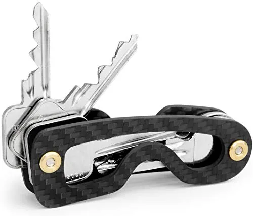 Organizer portachiavi con speciale sistema di fissaggio, fino a 18 chiavi, Smart Key Organizer nero