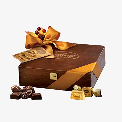 caffarel confezione regalo in legno le specialità cioccolatini assortiti 250 gr SENZA GLUTINE