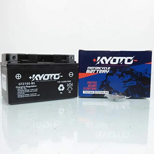 Kyoto - Batteria per moto Yamaha 850 XSR 900 2016-2019 GTZ10S-BS SLA / 12 V 8,6 Ah