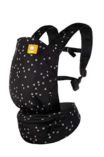 Tula Lite marsupio porta bebe e borsa, marsupio da viaggio ergonomico, leggero e ultracompatto, per la pancia e schiena (Discover)