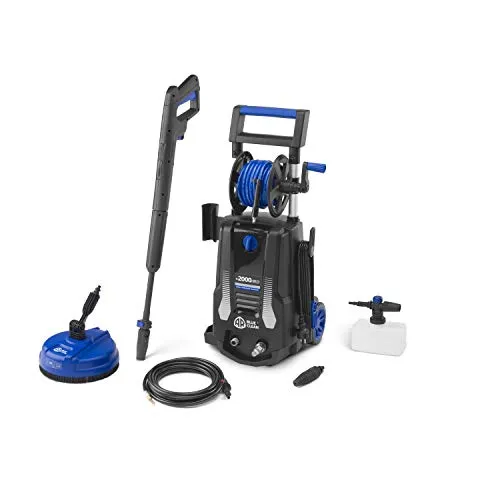 AR Blue Clean e-2000 HRD Idropulitrice ad Alta Pressione con Sonda Sturatubi e Patio Cleaner (2000 W, 150 bar, 440 l/h)