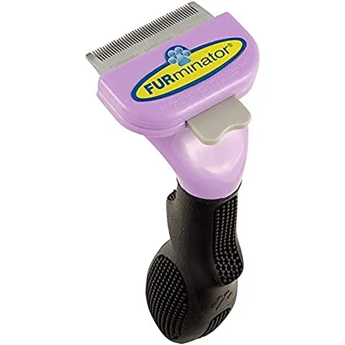 FURminator Strumento per il deShedding del Sottopelo per Gatti di Taglia Piccola a Pelo Lungo