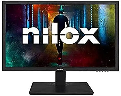 Nilox Essential Monitor Multimediale LED 21.5", VGA, Full HD 1920 x 180p, 16:9