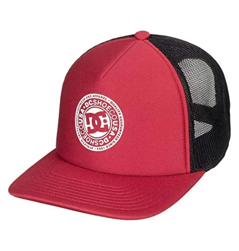 DC Shoes Vested up Trucker Hat Pomegranate 2019