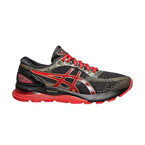 ASICS Nimbus 21 Uomo Mugen Nero Rosso Oro