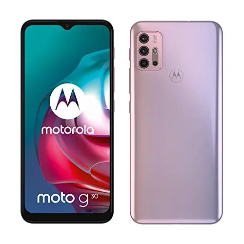 Motorola Moto G30 - Smartphone 128GB, 6GB RAM, Dual Sim, Pastel Sky