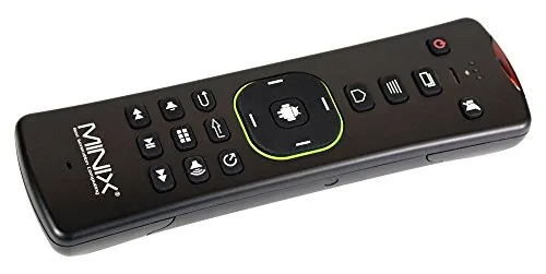 MINIX NEO A2 Lite, telecomando per MINIX Android Media Hub, tastiera QWERTY, nero