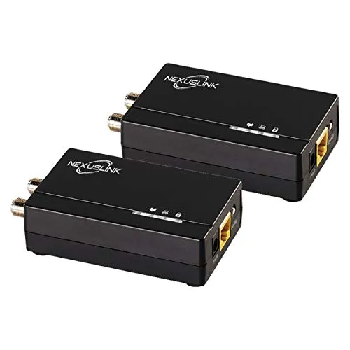 Nexuslink G.hn Ethernet Over Coax Adapter | 1200 Mbps, prestazioni di rete veloci e sicure, giochi online e streaming in luoghi difficili da raggiungere, 2 unità (GCA-1200-KIT)
