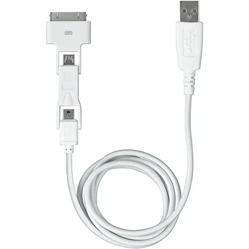 Bticino S2612D Adattatore USB 3 in 1, Bianco